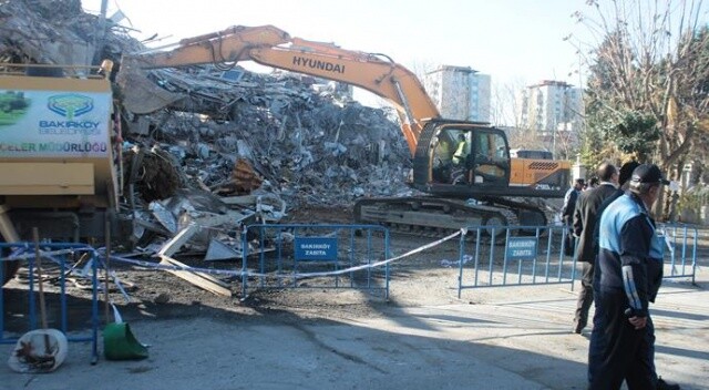 Bakırköy&#039;deki olaylı yıkım alanı havadan böyle görüntülendi