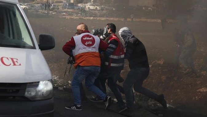 Batı Şeria&#039;daki gösterilerde 36 Filistinli yaralandı