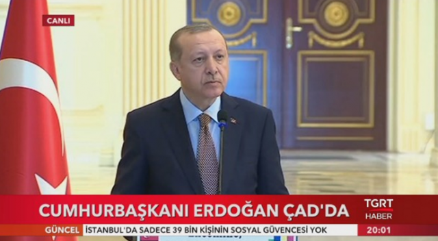 Erdoğan&#039;dan Çad Cumhurbaşkanı&#039;na FETÖ teşekkürü
