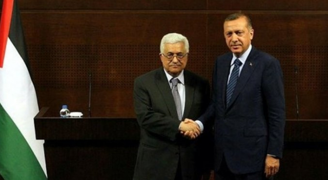 Cumhurbaşkanı Erdoğan ile Filistin Devlet Başkanı bir araya geldi