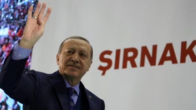 Cumhurbaşkanı Erdoğan, Şırnak&#039;tan ayrıldı