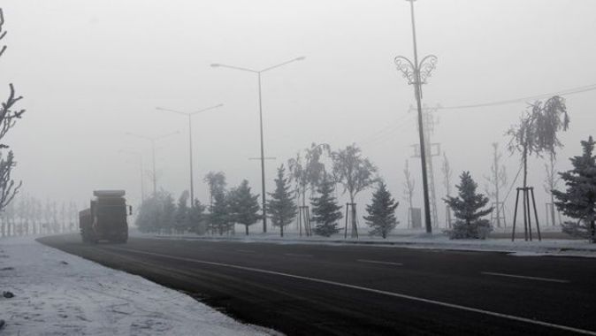 Doğu Anadolu&#039;da sis ve soğuk hava hâkim