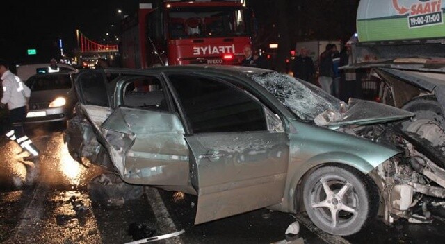 Elazığ&#039;da trafik kazası: 12 yaralı