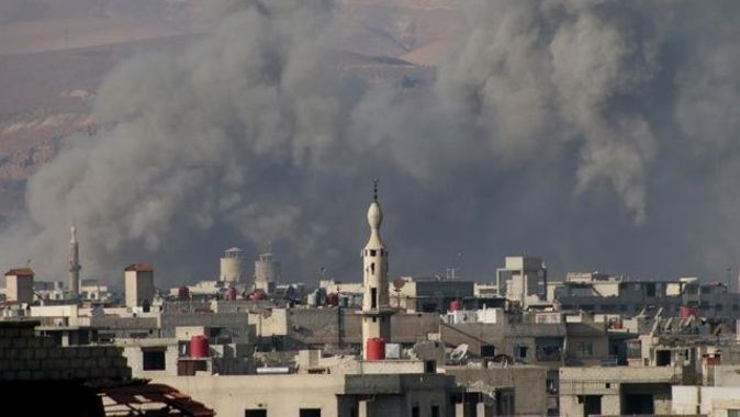 Esad rejimi Doğu Guta&#039;ya saldırılarını yoğunlaşırdı