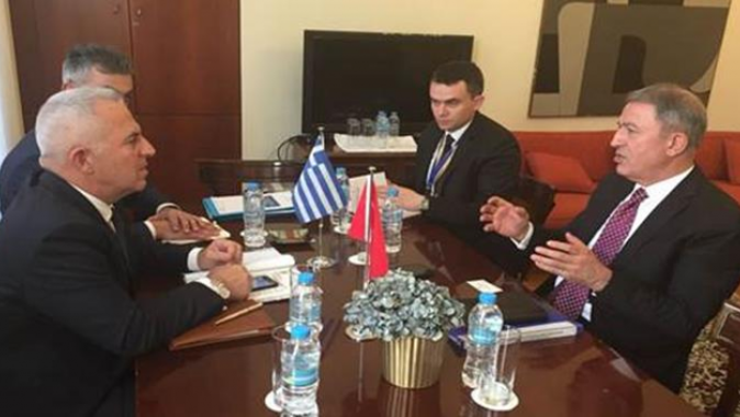 Genelkurmay Başkanı Akar ile Yunan mevkidaşı arasında görüşme