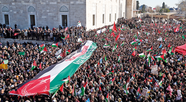 İslam coğrafyası, İsrail&#039;e karşı ayağa kalktı Kudüs yalnız değil
