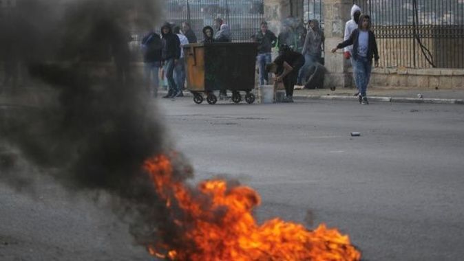 İsrail askerlerinden Beytüllahim&#039;deki Kudüs gösterilerine müdahale