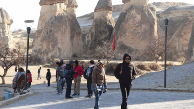 Kapadokya’ya 11 ayda 2 milyon 100 bin turist geldi