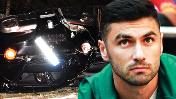 Kaza yapan Burak Yılmaz&#039;a Trabzonspor&#039;dan ceza