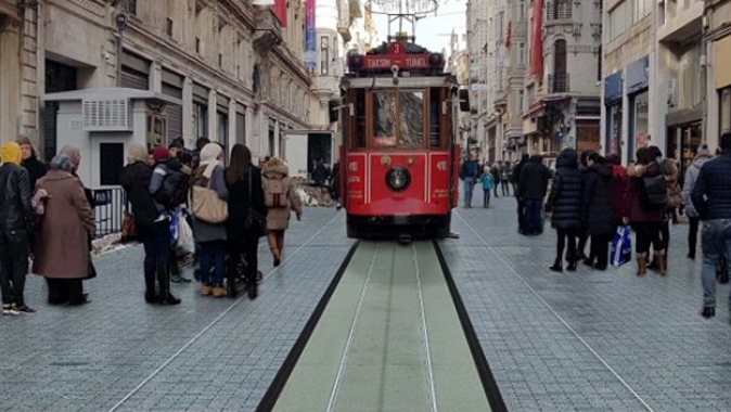 Taksim İstiklal Caddesi’nde nostaljik tramvay seferi yeniden başlıyor