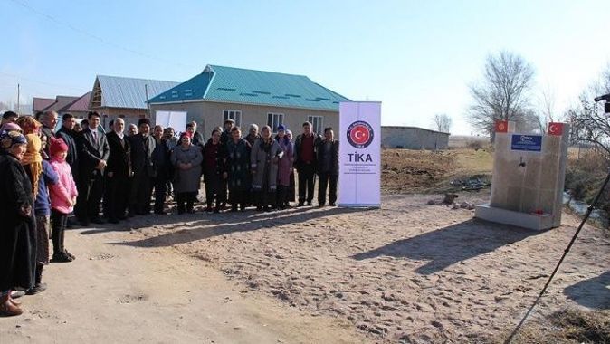 TİKA&#039;dan Kırgızistan&#039;a su desteği