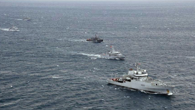 Türk Donanması, Ege Denizi’nde gövde gösterisi yaptı