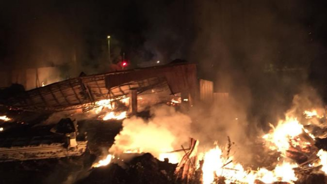Zonguldak&#039;ta kereste fabrikasında yangın