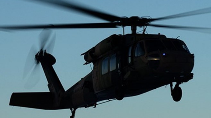 ABD, helikopter evin üzerine düştü