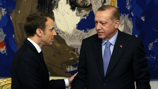 Cumhurbaşkanı Erdoğan, Fransız mevkidaşıyla görüştü