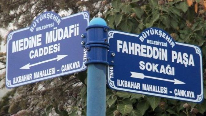Elçilik sokağının ismi  &#039;Fahreddin Paşa&#039; oldu