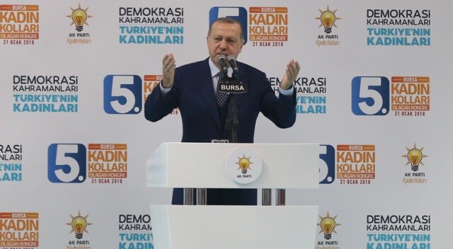 Erdoğan: Bu millî bir mücadeledir, karşımıza kim çıkarsa ezer geçeriz