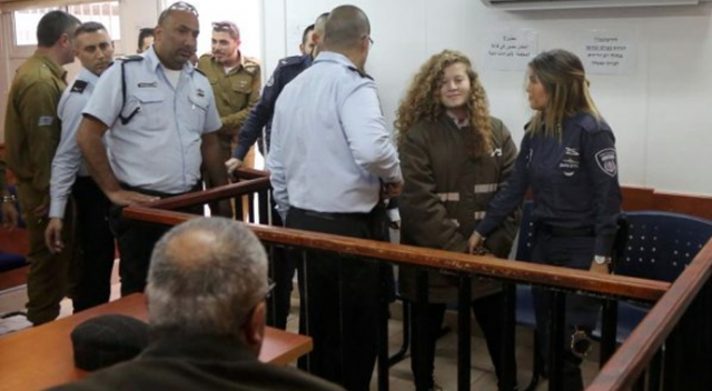 Filistinli cesur kızın tutukluluk süresi uzatıldı