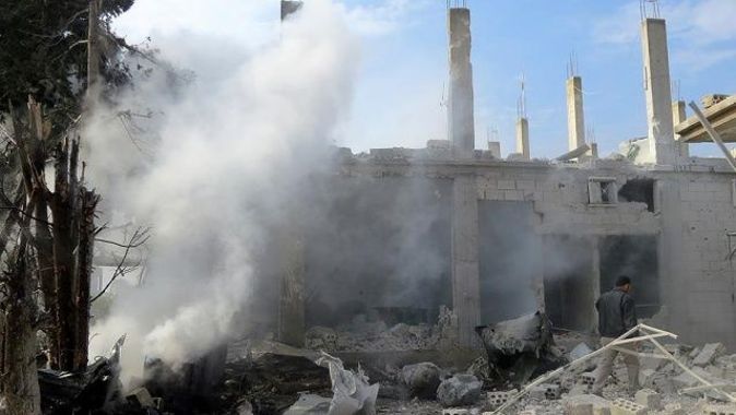 İdlib&#039;e hava saldırısı: 7 ölü
