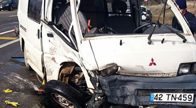 Konya&#039;da trafik kazası: 1 ölü