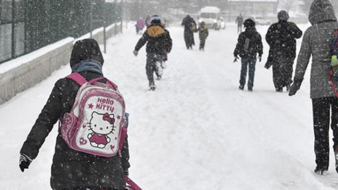 Nevşehir&#039;de eğitime kar engeli