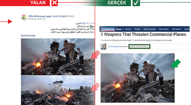 PKK&#039;lılar Ukrayna&#039;da düşürülen uçaktan Afrin yalanı üretti