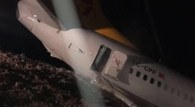 Trabzon&#039;da pistten çıkan uçakla ilgili Pegasus&#039;tan açıklama