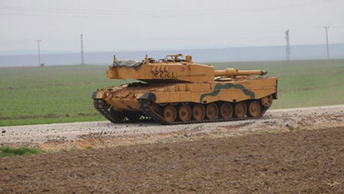 Afrin&#039;de bir tank daha isabet aldı