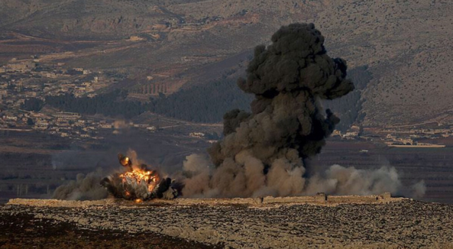 Afrin&#039;de PYD hedefleri ateş altında