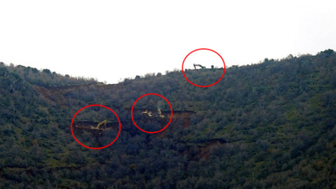 Afrin&#039;deki Darmık Dağı&#039;na askerî üs kuruluyor