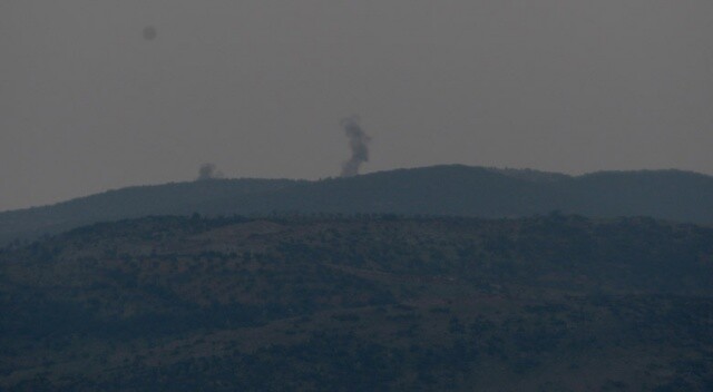 Afrin&#039;deki PYD mevzileri roketatarlarla vuruldu