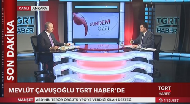 Bakan Çavuşoğlu, TGRT Haber&#039;de önemli açıklamalarda bulundu