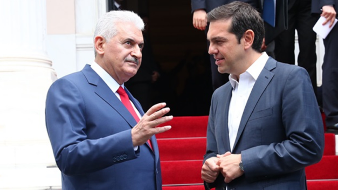 Başbakan Yıldırım, Yunan mevkidaşıyla görüştü