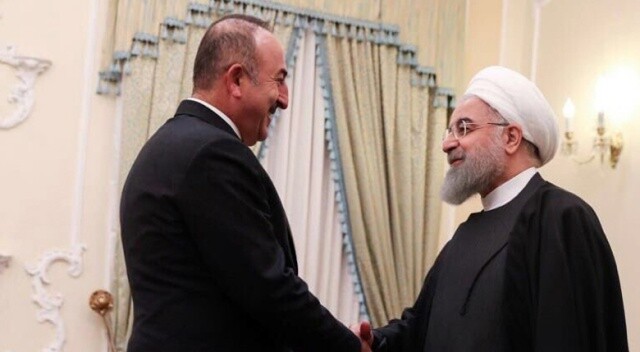 Dışişleri Bakanı Çavuşoğlu, İran Cumhurbaşkanı ile görüştü