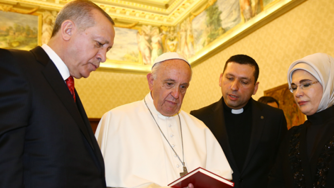 Erdoğan-Papa görüşmesi sonrası Beştepe&#039;den açıklama