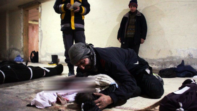 Esad Doğu Guta&#039;da katliam yapıyor! 48 saatte 250 ölü, 1200 yaralı ​