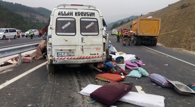 Kahramanmaraş&#039;taki kazada ölenler aynı aileden çıktı