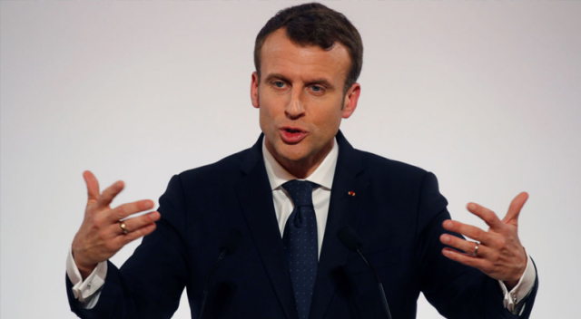 Macron&#039;dan Suriye açıklaması: Kanıt olursa vururuz