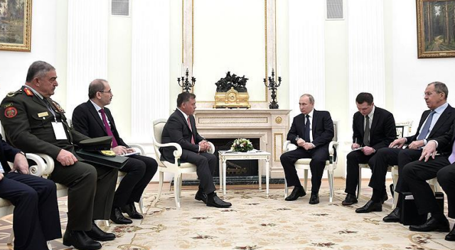 Putin ve Ürdün Kralı Abdullah Moskova&#039;da görüştü