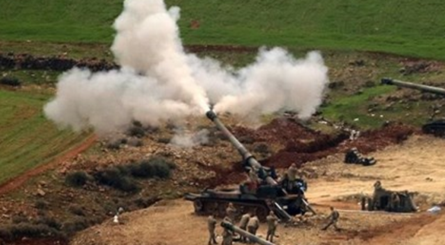 Şeyh Horoz bölgesindeki terör hedefleri vuruluyor