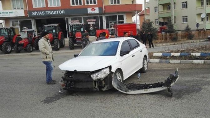 Sivas’taki kazada 6 kişi yaralandı