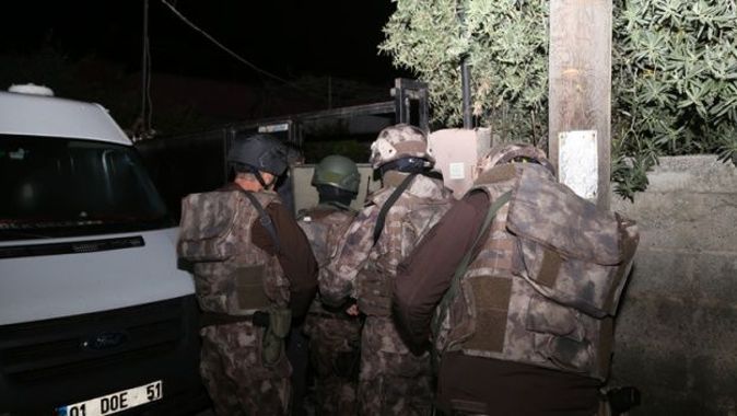Adana&#039;da terör operasyonunda 47 gözaltı