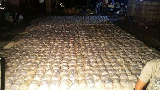 Brezilya&#039;da 1,3 ton kokain ele geçirildi