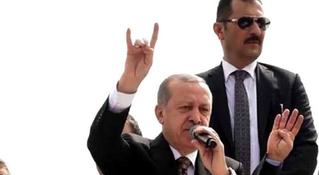 Cumhurbaşkanı Erdoğan&#039;dan &#039;bozkurt&#039; selamı
