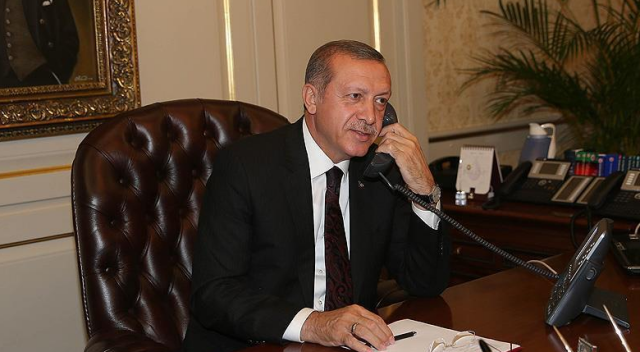 Cumhurbaşkanı Erdoğan, Petro Poroşenko ile telefonda görüştü