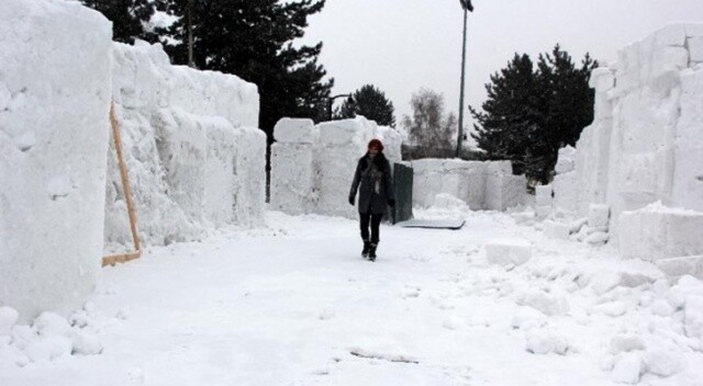 Doğu Anadolu&#039;da kar yağışı ve kuvvetli rüzgar etkili oluyor