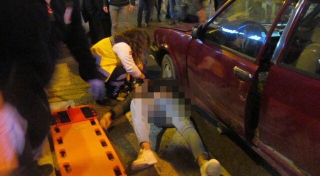 Kocaeli’de feci kaza! Otomobilin altında metrelerce sürüklendi