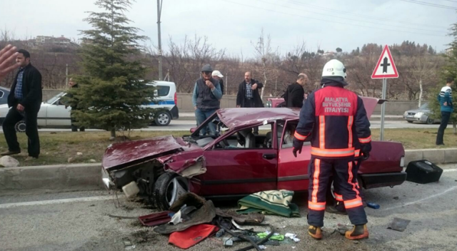 Malatya&#039;da kaza: 4 yaralı