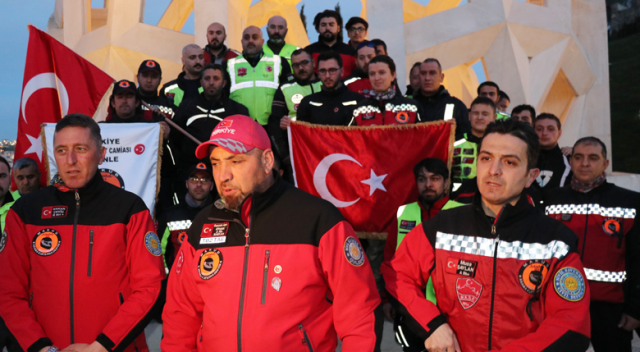 Motosikletliler Afrin’e destek için İstanbul’dan yola çıktı