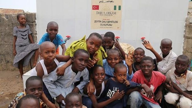 Nijerya&#039;da Zeytin Dalı Harekatı şehitleri için su kuyusu açıldı